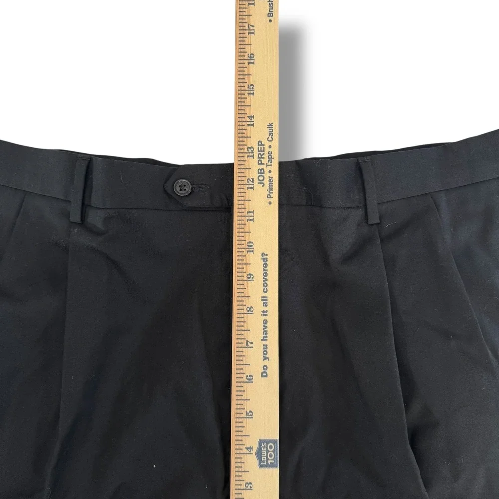 Jos A‎ Bank Signature Collection Black Wool Suit 46L Gordon Model Vintage